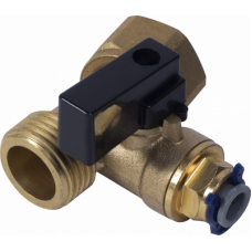 DK-328AB Тройник на врезку с краном 1/2*1/2*1/4 (разборный) в интернет-магазине Акватория, Керчь