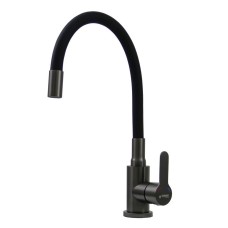 SUS 814-016F-Graphite(Black) Смеситель для кухни с гибким изливомStemix в интернет-магазине Акватория, Керчь