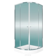 Душевой уголок 90*90 с поддоном/стекло проз/профиль хром/глянец AVANTI Roma A54 в интернет-магазине Акватория, Керчь