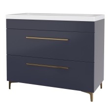 Тумба напольная Кредо 60 графит ((под умывальник Слим 60/Breeze 60/V30 Rado) в интернет-магазине Акватория, Керчь