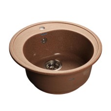 Мойка мрам GRANFEST RONDO d 520 теракот в интернет-магазине Акватория, Керчь