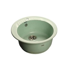 Мойка мрам GRANFEST RONDO d 520 Салатовая в интернет-магазине Акватория, Керчь